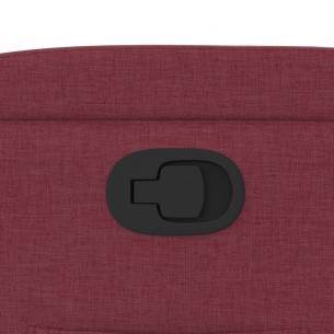 Fauteuil inclinable rouge bordeaux tissu