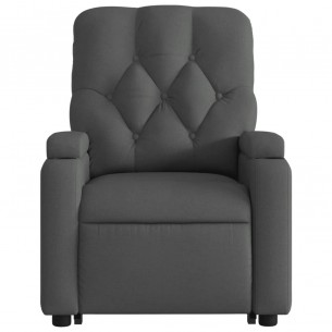 Fauteuil inclinable Gris foncé Tissu