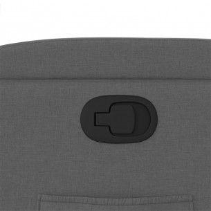 Fauteuil inclinable Gris foncé Tissu