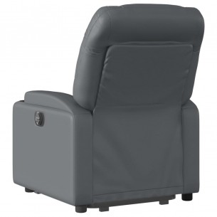 Fauteuil inclinable Gris Similicuir