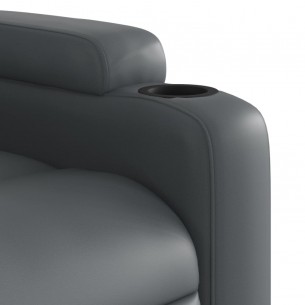 Fauteuil inclinable Gris Similicuir