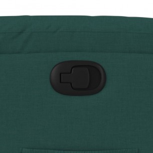 Fauteuil inclinable vert foncé tissu