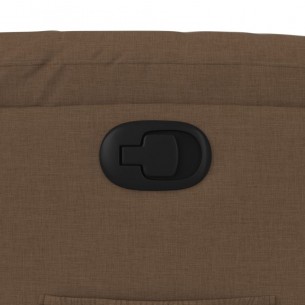 Fauteuil inclinable Marron Tissu