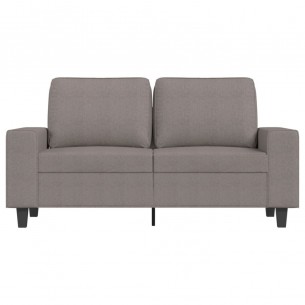 Canapé à 2 places Taupe 120 cm Tissu
