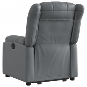 Fauteuil inclinable Gris Similicuir