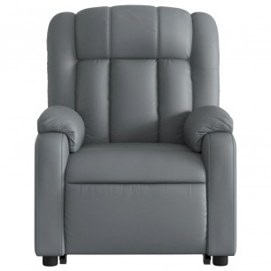 Fauteuil inclinable Gris Similicuir