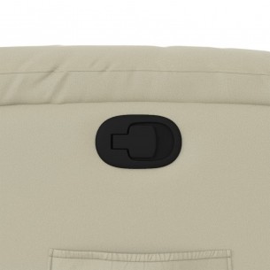 Fauteuil inclinable Crème Similicuir