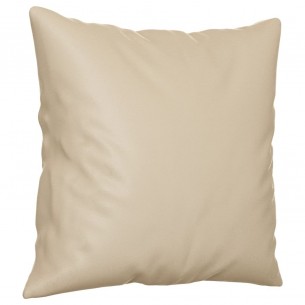 Ensemble de canapés 2 pcs avec coussins Crème Tissu microfibre