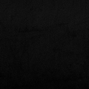 Canapé 2 places avec oreillers noir 140 cm tissu microfibre