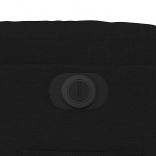 Fauteuil inclinable électrique Noir Tissu