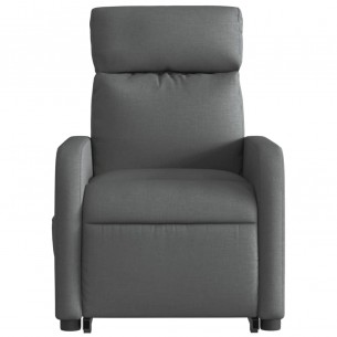 Fauteuil inclinable Gris foncé Tissu