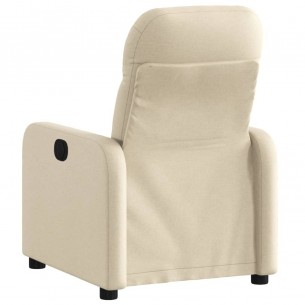 Fauteuil inclinable Crème Tissu