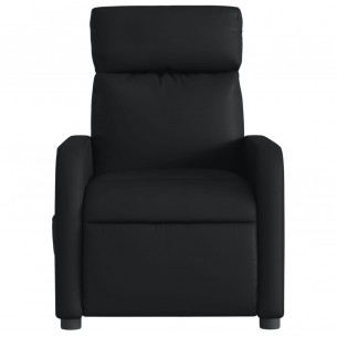 Fauteuil inclinable électrique Noir Similicuir