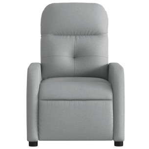 Fauteuil inclinable Gris clair Tissu