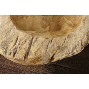 Corbeille de fruit naturel 30 cm en bois massif