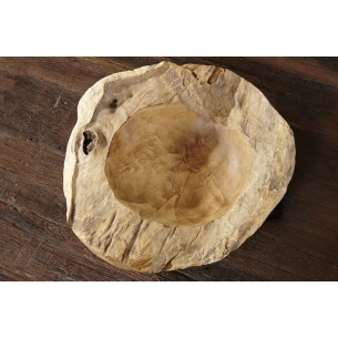 Corbeille de fruit naturel 30 cm en bois massif