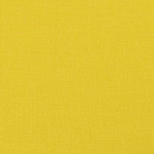 Canapé à 2 places Jaune clair 120 cm Tissu