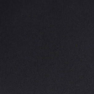 Chaise à bascule avec tabouret Noir Tissu