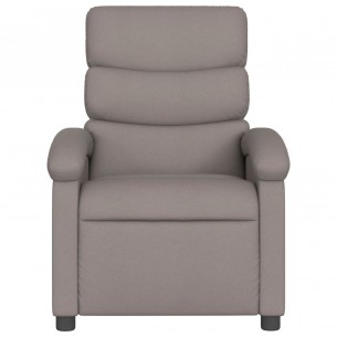 Fauteuil de massage inclinable Taupe Tissu