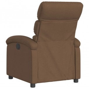 Fauteuil inclinable Marron Tissu