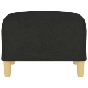 Repose-pied Noir 70x55x41 cm Tissu