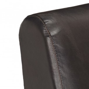 Fauteuil Gris Cuir véritable