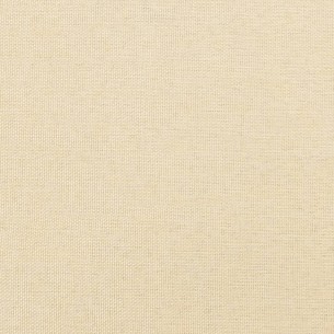 Chaise à bascule Blanc crème Tissu