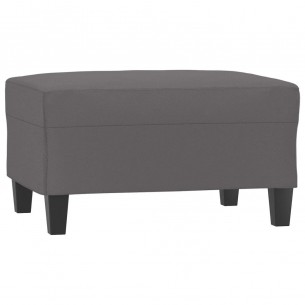 Repose-pied Gris 70x55x41 cm Similicuir