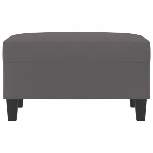 Repose-pied Gris 70x55x41 cm Similicuir