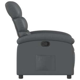 Fauteuil inclinable Gris Similicuir