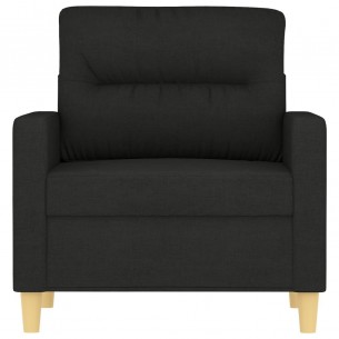 Fauteuil Noir 60 cm Tissu