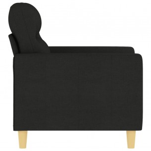Fauteuil Noir 60 cm Tissu