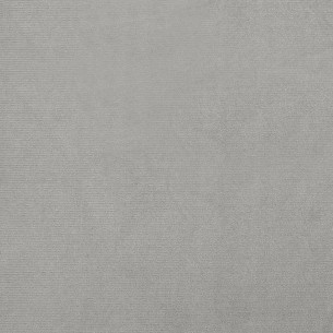 Fauteuil cabriolet avec repose-pied gris clair velours