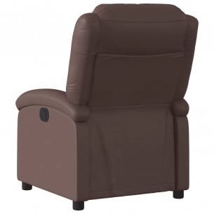 Fauteuil inclinable Marron Similicuir