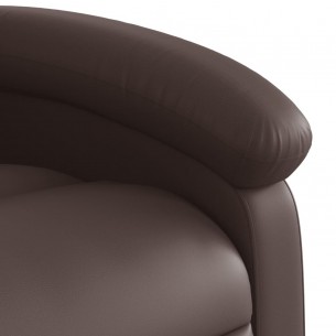 Fauteuil inclinable Marron Similicuir