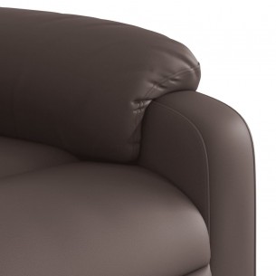 Fauteuil inclinable Marron Similicuir