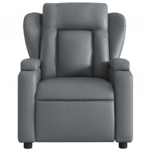 Fauteuil inclinable Gris Similicuir