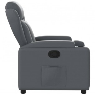 Fauteuil inclinable Gris Similicuir