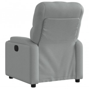 Fauteuil inclinable Gris clair Tissu