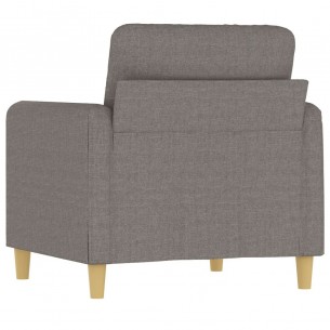 Fauteuil Taupe 60 cm Tissu