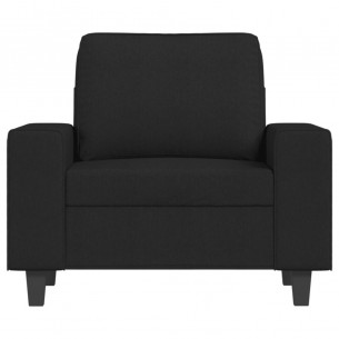Fauteuil Noir 60 cm Tissu