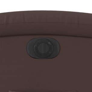 Fauteuil inclinable électrique Marron Similicuir