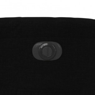 Fauteuil inclinable électrique Noir Tissu