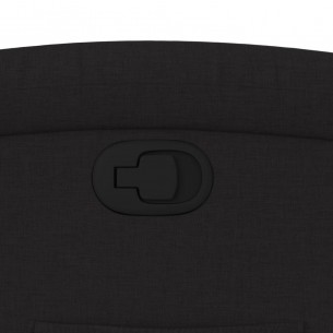 Fauteuil inclinable noir tissu