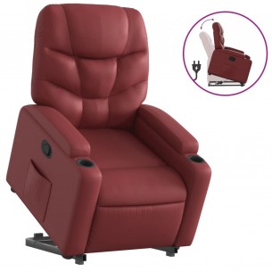 Fauteuil inclinable Rouge bordeaux Similicuir