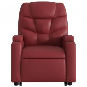 Fauteuil inclinable Rouge bordeaux Similicuir