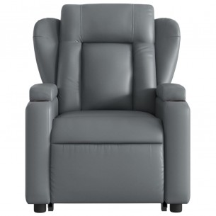 Fauteuil inclinable Gris Similicuir