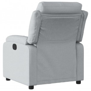 Fauteuil inclinable Gris clair Tissu