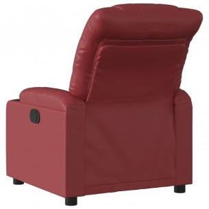 Fauteuil inclinable Rouge bordeaux Similicuir