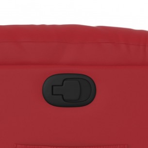 Fauteuil inclinable Rouge Similicuir